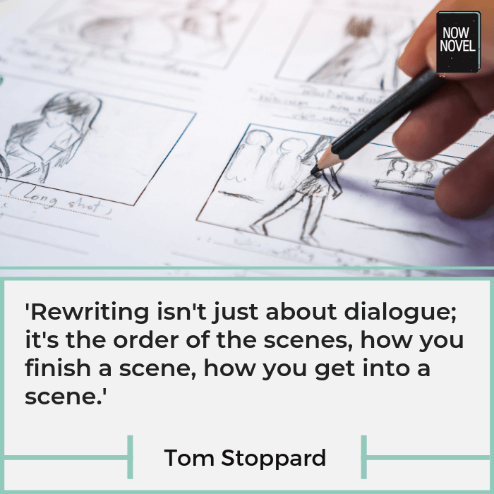 Writing a scene - Tom Stoppard | Now Novel
