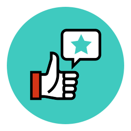 Now Novel icon - thumbs up representing our inspiring ideas and helpful community and coaches